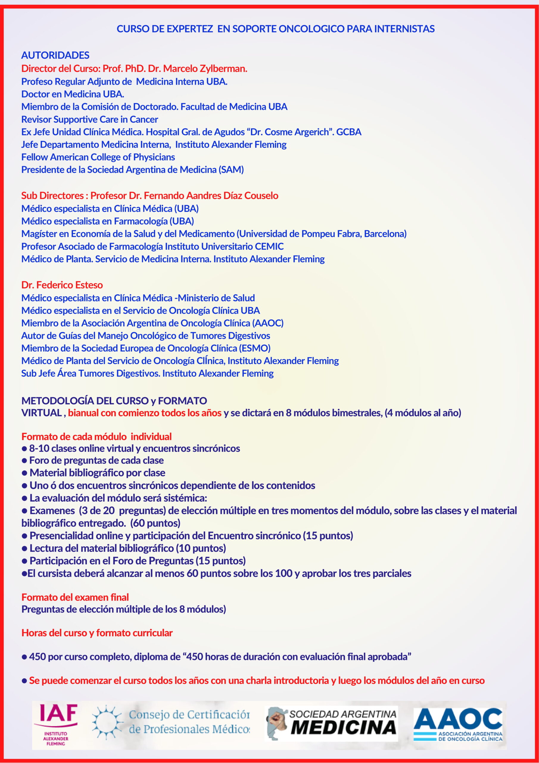 Soporte Oncológico 2026